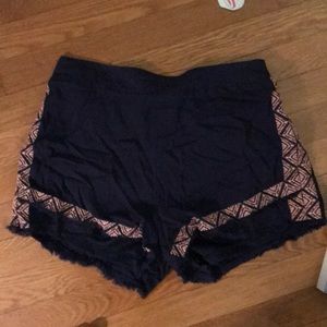 High-waisted dressy shorts